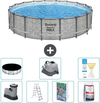 Bestway Piscina Bestway Steel Pro Max Redonda - 549x122 Cm - 8-piezas S649