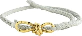 Bottega Veneta Pre-owned Belts, female, Gray, Size: ONE SIZE Pre-owned Andiamo Belt