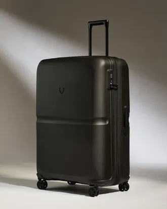 Antler Large Suitcase In Black - Single Stripe
