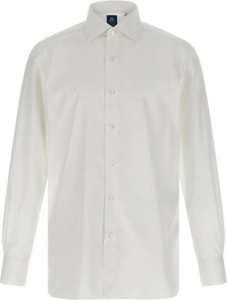 Finamore Heren, Overhemden, Wit, Maat: 3XL Katoen