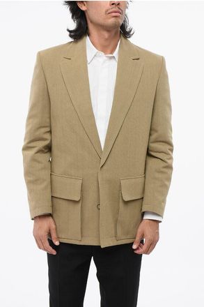 Valentino Center Vent Notch Lapel 2-Button Blazer size 48