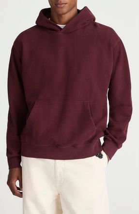 Madewell Woodland Brushed Terry Hoodie in Dark Cranberry at Nordstrom Rack, Size Xx-Large