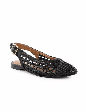 Seychelles Womens Avalon Woven Slingback In Black