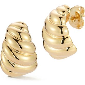 Glaze Jewelry Croissant Huggie Hoop Earrings in Gold at Nordstrom Rack