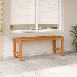 vidaXL Vidaxl - Panchina da Giardino 114 cm in Legno Massello di Teak