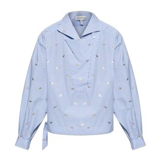 Munthe Shirts, female, Blue, Size: L Beliciama Shirt