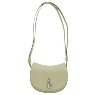 Burberry Pre-owned Cross Body Bags, female, Green, Size: ONE SIZE Pre-owned Leather Cross Body Bag