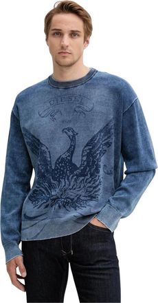 Diesel Hombre, Sudaderas, Azul, Talla: M