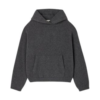 R&oacute;he Hooded Kangeroo Jumper - Dames - Sweatshirts & Hoodies - Grijs - Maat: S Wol