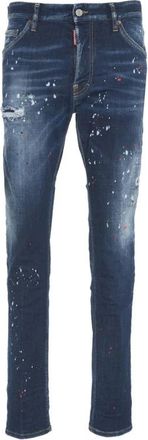Dsquared2 Blauwe Slim Fit Cool Guy Jeans - Heren - Slim Fit Jeans - Blauw - W40 - Jeans