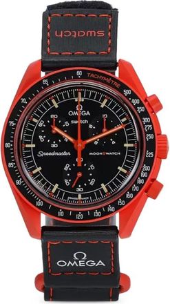 Swatch X Swatch Orologio Speedmasters MoonSwatch 42mm - Nero