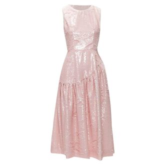 Simone Rocha 2019 Sequin Dropped Midi Dress
