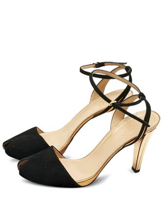 Gucci Delphine pumps met open neus - Zwart