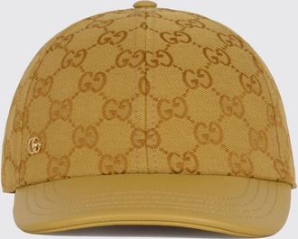 Gucci Cappello da baseball in jacquard con monogramma GG e logo ricamato