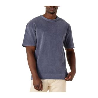 The Goodpeople Heren, Tops, Blauw, Maat: L