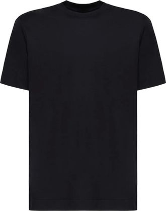 Giuliano Galiano T-shirt met ronde hals - Zwart