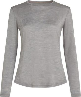 Icebreaker Merino 125 Cool-Lite Sphere III L/S Tee Merinoshirt f&uuml;r Damen | grau