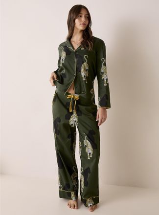 Cyberjammies Womens Leopards and panthers lounge pant