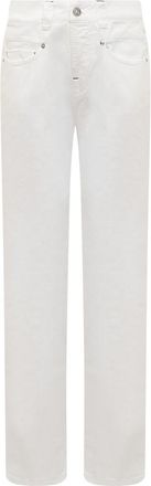 Seafarer White Straight High Rise Jeans