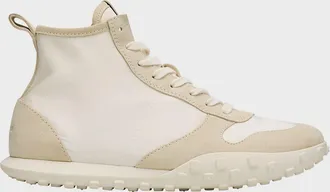 Jil Sander Moon Nylon and Suede High-Top Sneakers