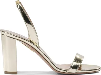 Aquazzura So Nude Block 85 mm Absatzsandalen