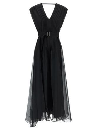 Brunello Cucinelli Black Silk dress