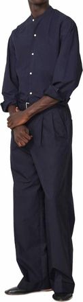 Officine G&eacute;n&eacute;rale Evans Pants In Navy Ink