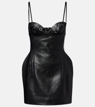 Magda Butrym Leather minidress