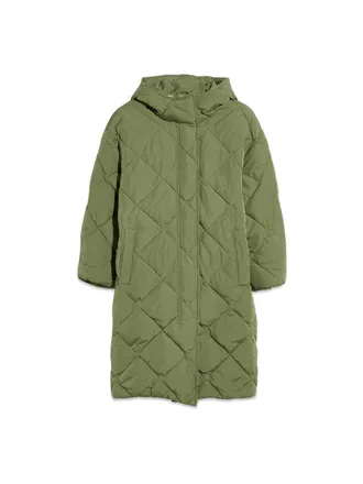 Bellerose Military Green Polyester Parka - Green