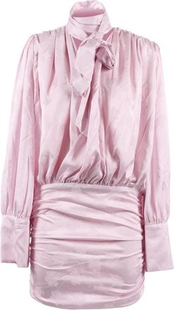 Rotate ROTATE Birger Christensen, Party Dresses, female, Pink, Size: XS Mini Dress