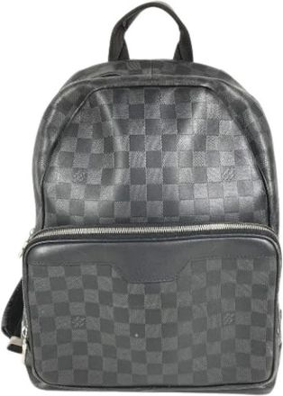 Louis Vuitton Pre-owned Leren Rugzak - Heren - Vintage Rugzakken - Zwart - ONE Size - Leer - Vintage
