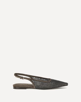 Brunello Cucinelli Ballerine slingback a punta Woman 37