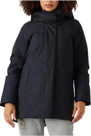 Elvine Dames Jassen Mysia - Dames - Winterjassen - Blauw - XS - Wol - Jassen