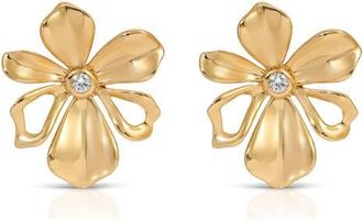 Ettika Petals Stud Earrings in Gold at Nordstrom