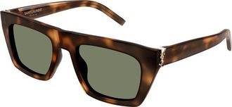 Saint Laurent SL M131 003 Mens Sunglasses Tortoiseshell Size 52 - Free RX Lenses - Free RX Lenses