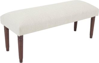 LR Home Lr Home Analia Boucle Contemporary Handmade Accent Bench
