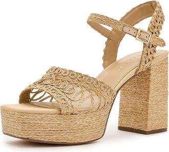 Marc Fisher Chayse Womens Dress Sandals Light Natural : 9.5 M, Textile