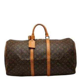 Louis Vuitton Pre-owned Weekend Bags, female, Brown, Size: ONE SIZE Pre-owned Vintage Boston Bag