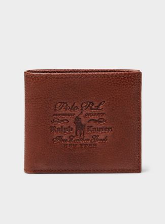 Polo Ralph Lauren Mens Heritage logo leather wallet