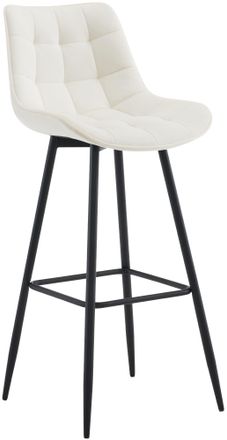 Clp Taburete De Bar Dartford Crema Terciopelo