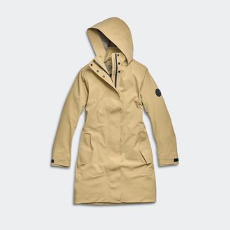 Canada Goose Cardero Rain Jacket Black Disc (Women, Timber Sand, XL)