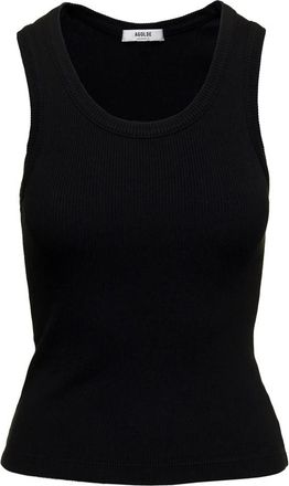 A Gold E Sleeveless Tops - Dames - Tops zonder mouwen - Zwart - L - Katoen - Tops