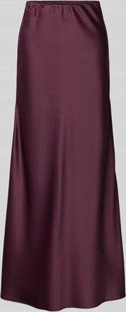 Vero Moda Ausgestellter Midi-Rock mit elastischem Bund Modell MERLE in Bordeaux, Gr&ouml;&szlig;e S