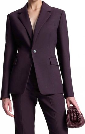 A.L.C. Elza Jacket In Plum