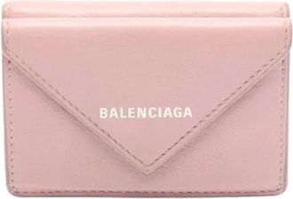 Balenciaga Pre-owned Paper Mini Wallet Portafoglio Trifold - - Pre-owned - Donna - Rosa - ONE SIZE