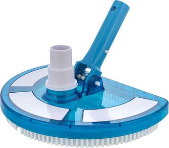 OEM Cabezal De Aspiraci&oacute;n Para Piscinas Pool Supply Con Peso, Cuerpo Transparente Curvado En Forma De Media Luna, Conexi&oacute;n Giratoria, Mango Tipo P&eacute;rtiga, 