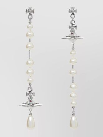 Vivienne Westwood broken pearl earrings