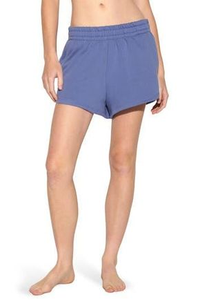 Spiritual Gangster Kylie Cotton Fleece Sweat Shorts in Wisteria at Nordstrom Rack, Size X-Small