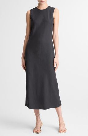 Vince Bias Shell Midi Dress in Ink at Nordstrom, Size 00