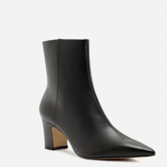 Arezzo Womens Jemma Mid-Block Boot In Black